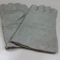Split grain Grey welders glove with sock lining